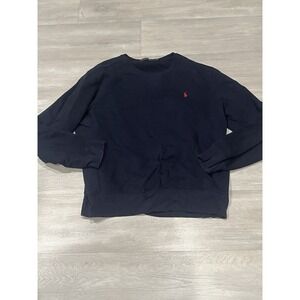 Men's Polo Ralph Lauren Black Crewneck Long Sleeve Sweater L